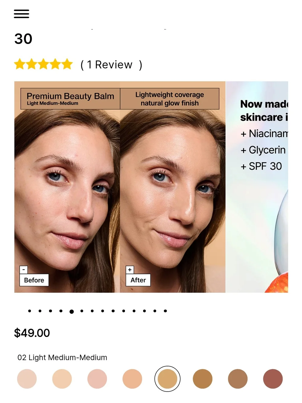 Dr. Jart+ BB Premium Beauty Balm SPF 30 - Light Medium Medium